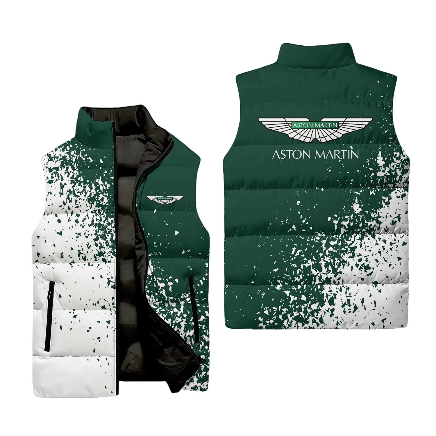 Aston Martin Sleeveless Puffer Jacket SC070