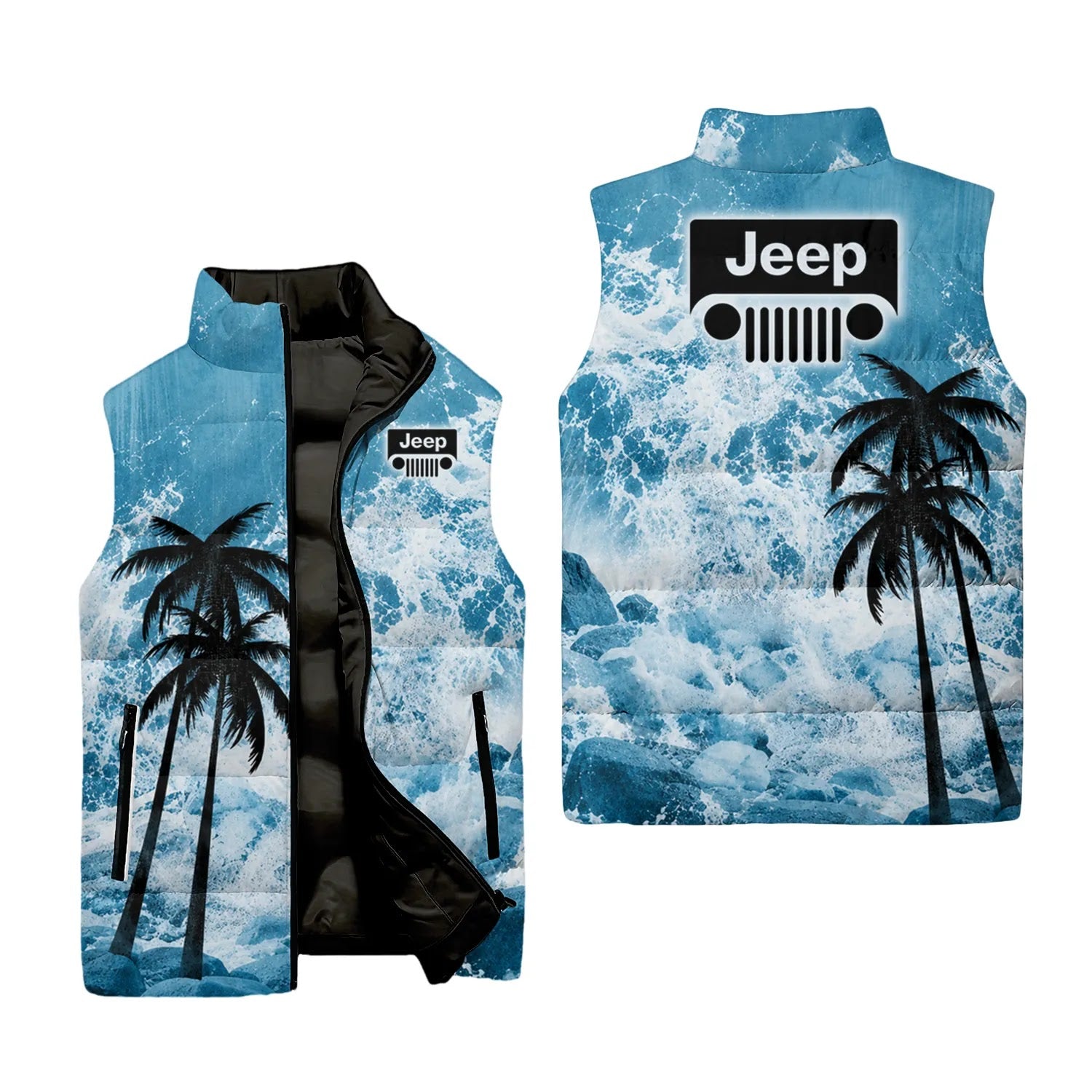 Jeep Sleeveless Puffer Jacket SHW052