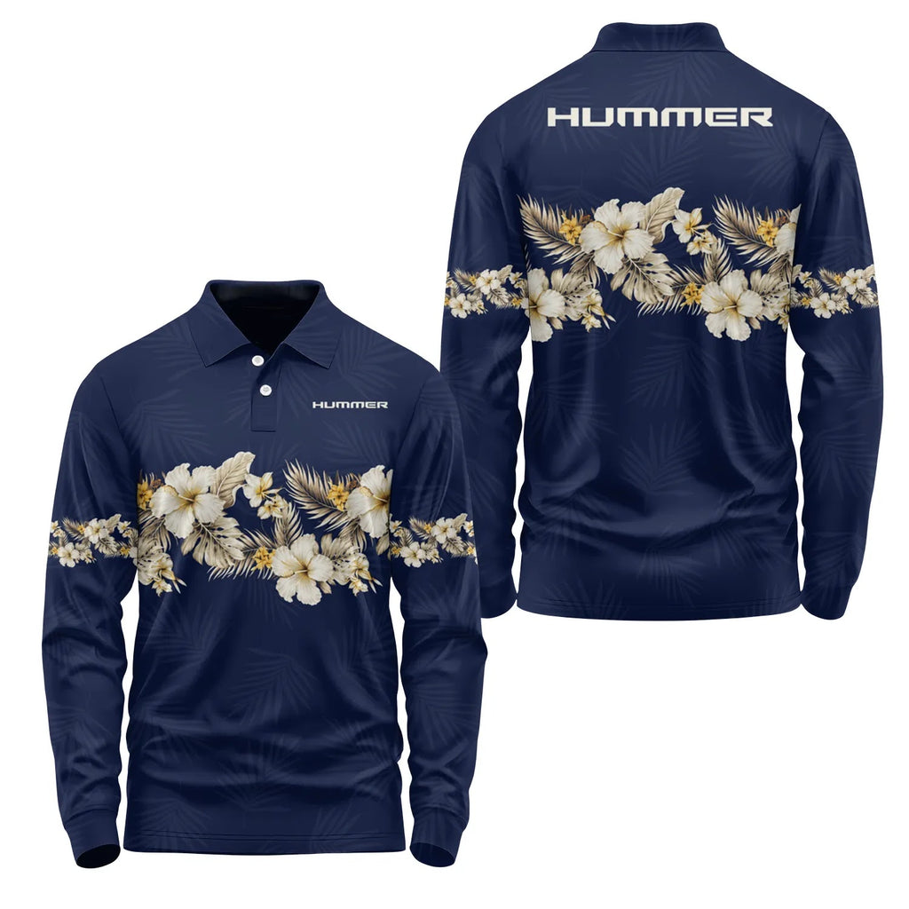 Hummer Long Sleeve Polo SHW047