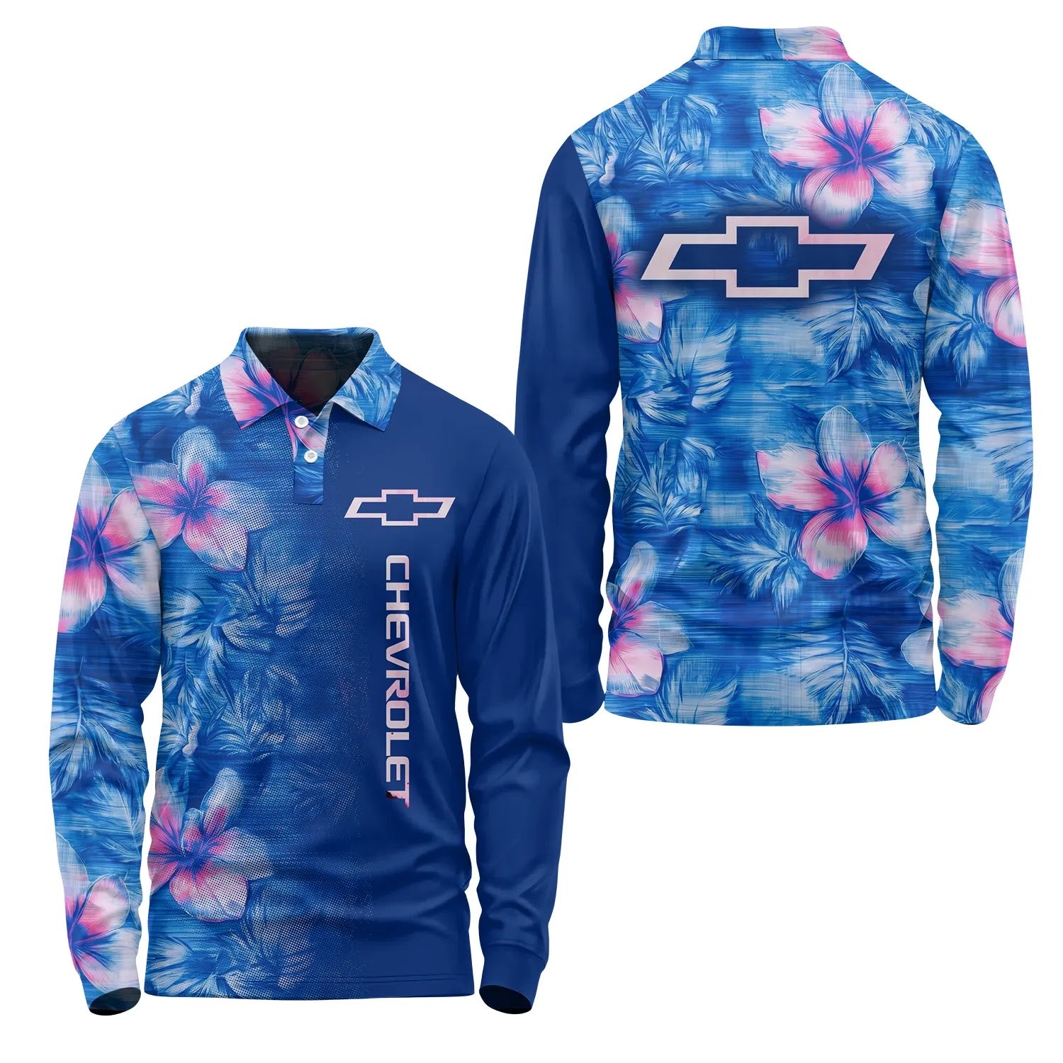 Chevrolet Long Sleeve Polo SHW057