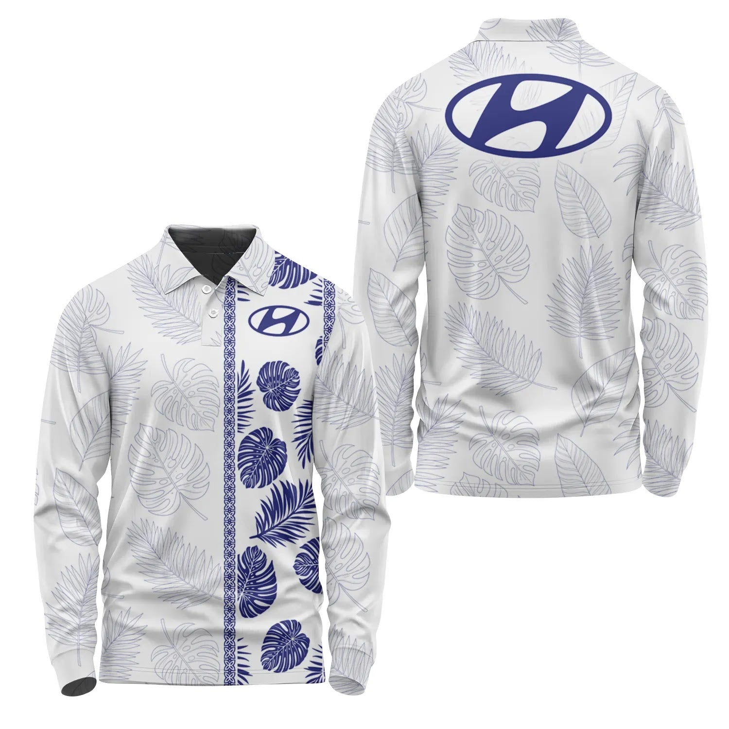 Hyundai Long Sleeve Polo SHW023