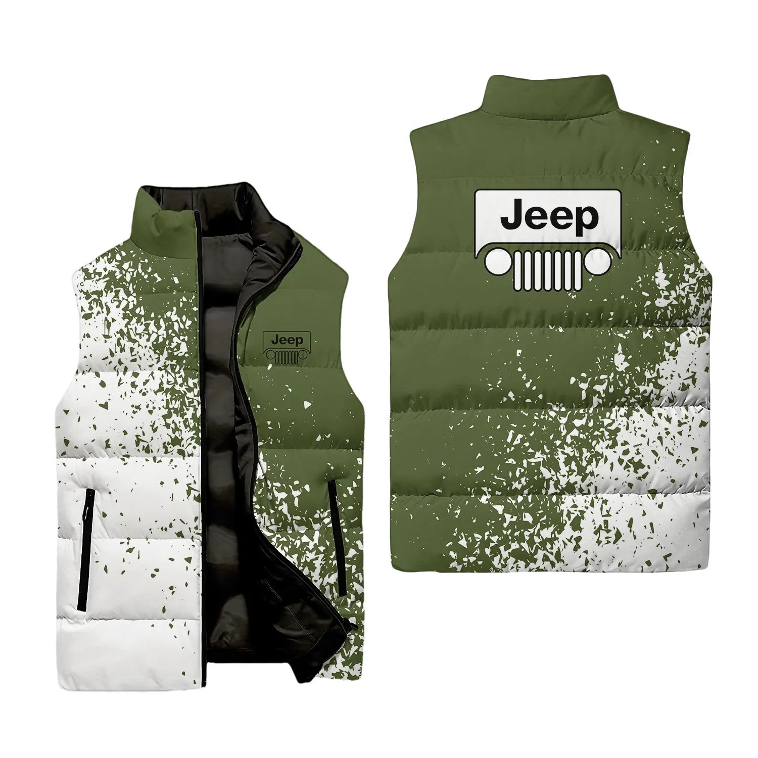 Jeep Sleeveless Puffer Jacket SC070