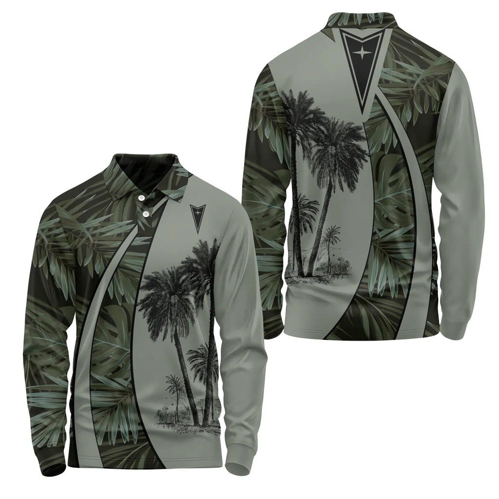 Pontiac Long Sleeve Polo SHW063