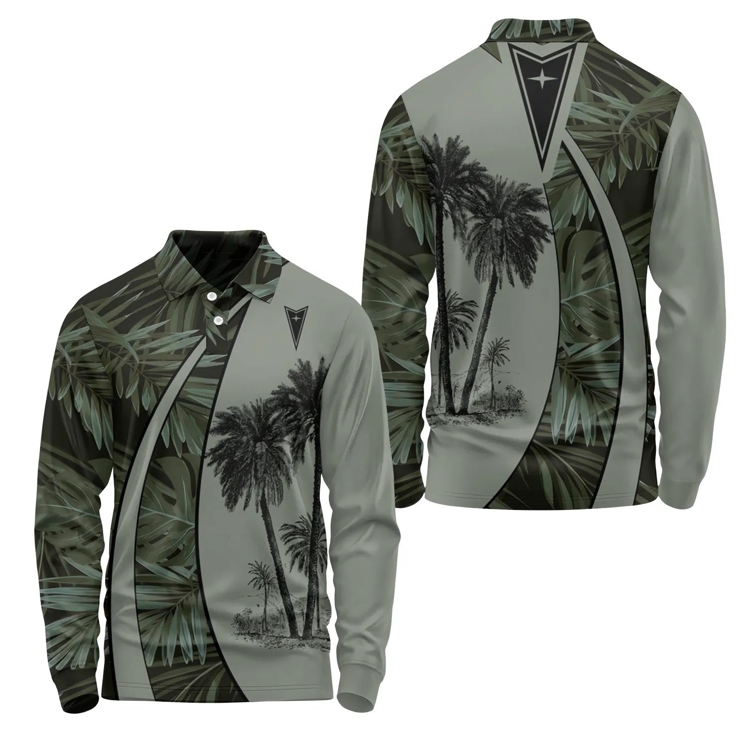 Pontiac Long Sleeve Polo SHW063