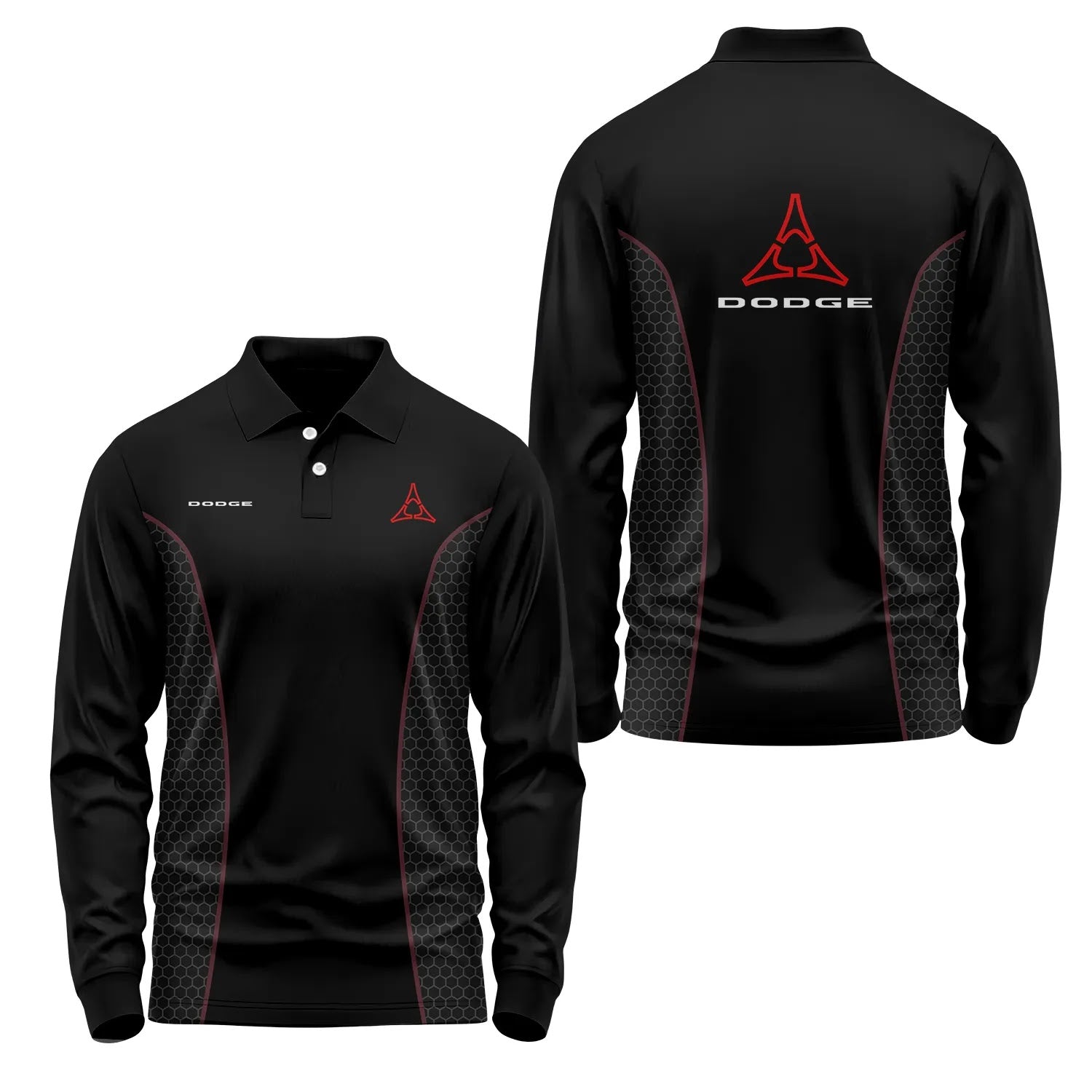 Dodge Long Sleeve Polo SC072