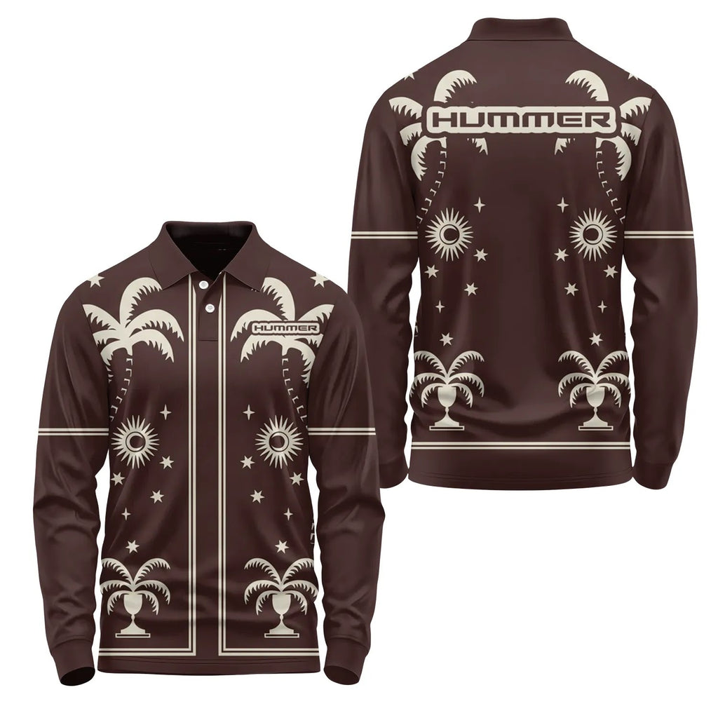 Hummer Long Sleeve Polo SHW066