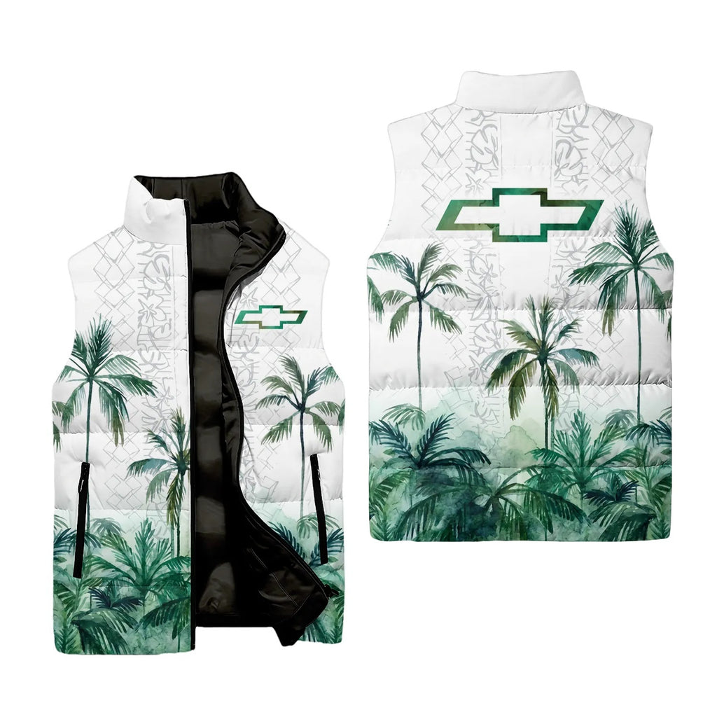 Chevrolet Sleeveless Puffer Jacket SHW015