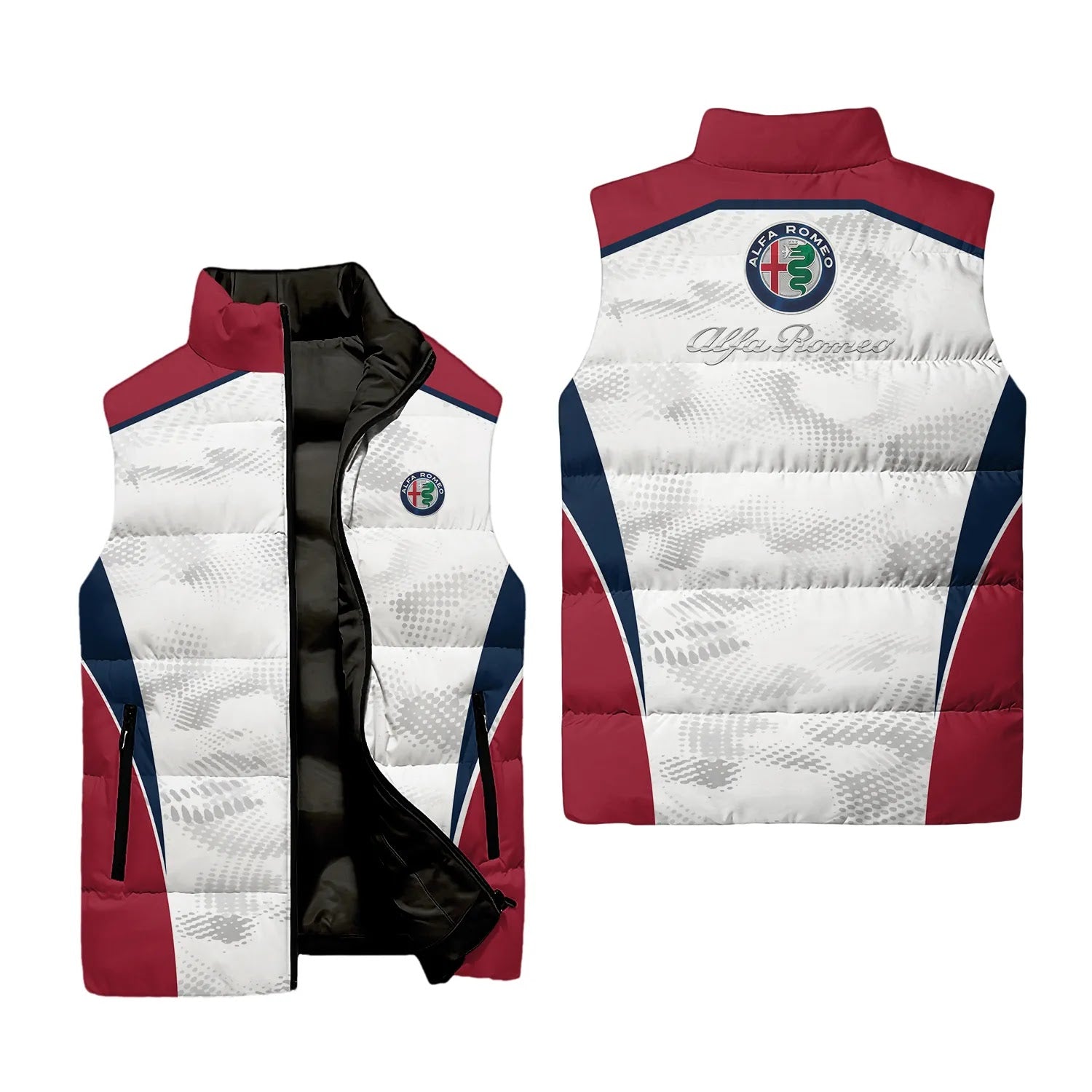 Alfa Romeo Sleeveless Puffer Jacket SC081