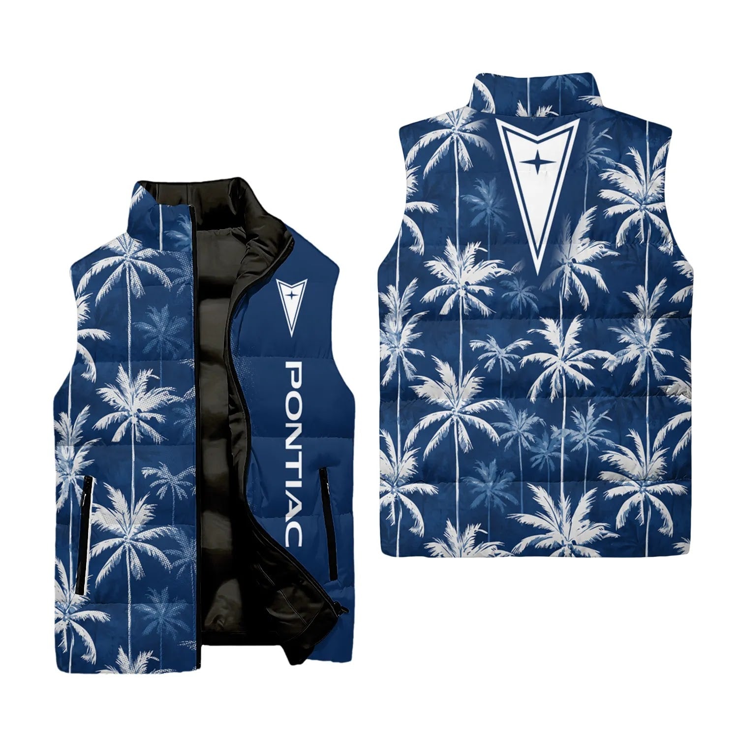 Pontiac Sleeveless Puffer Jacket SHW032