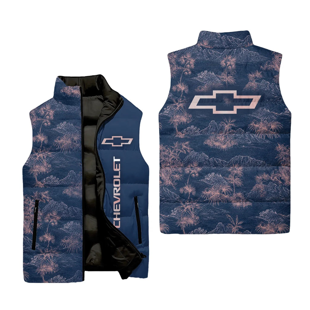 Chevrolet Sleeveless Puffer Jacket SHW007