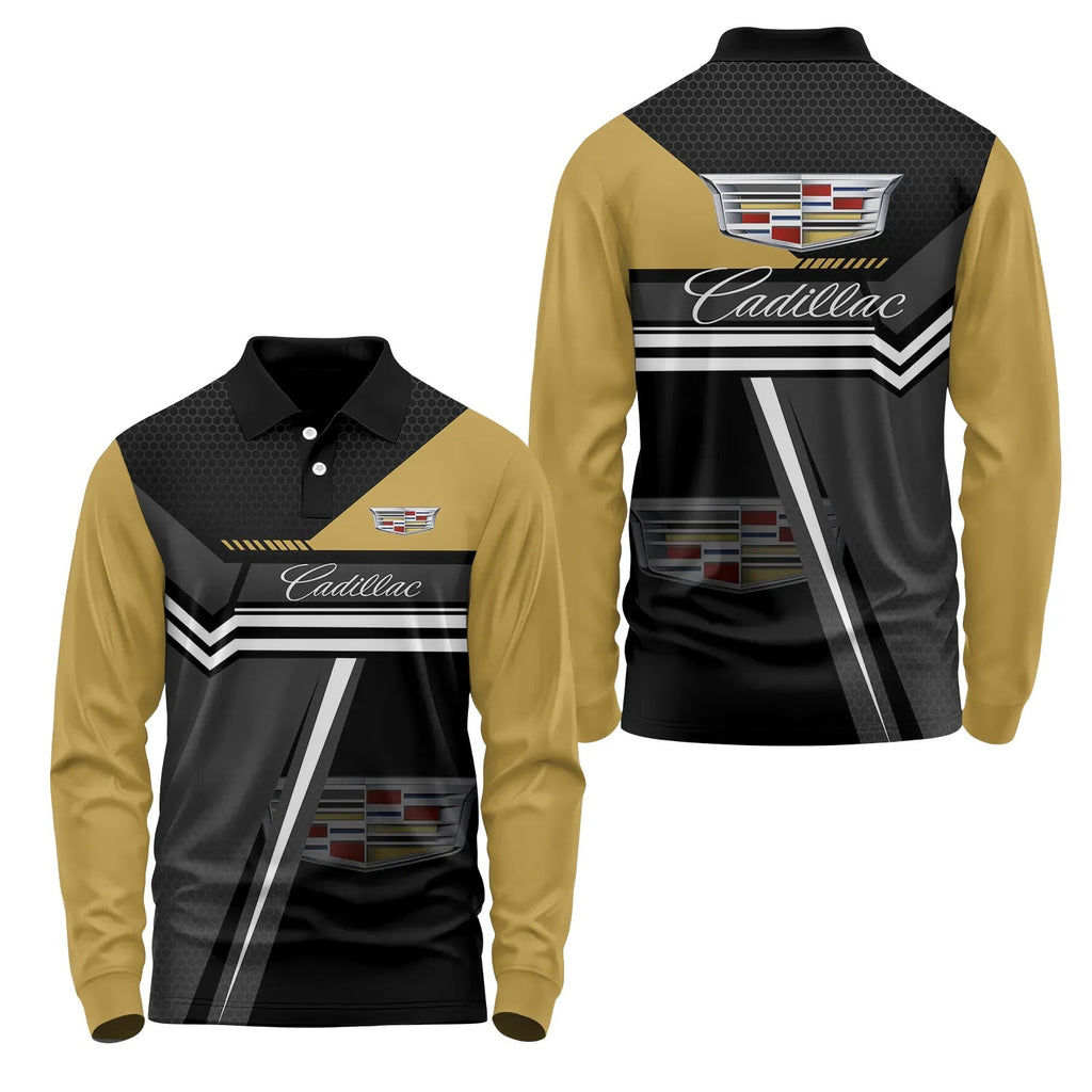Cadillac Long Sleeve Polo SC071