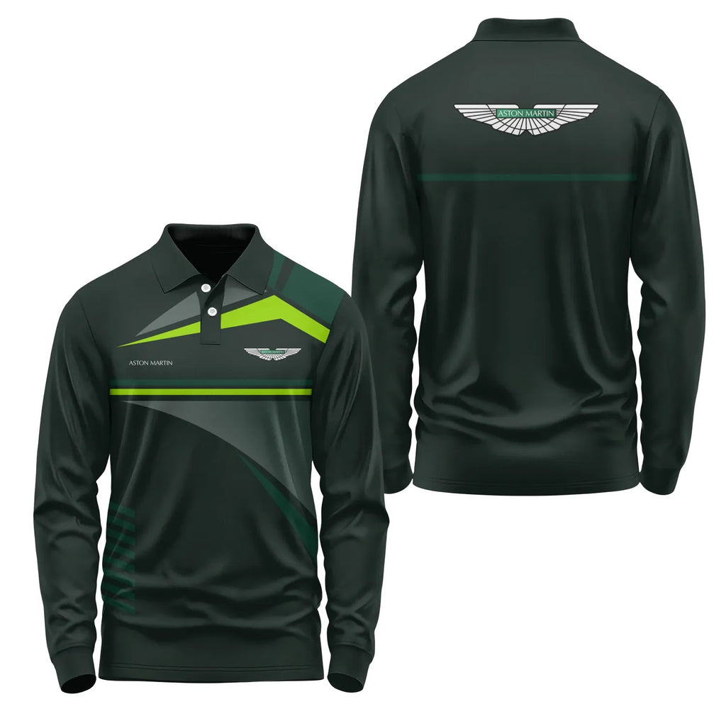 Aston Martin Long Sleeve Polo SC067