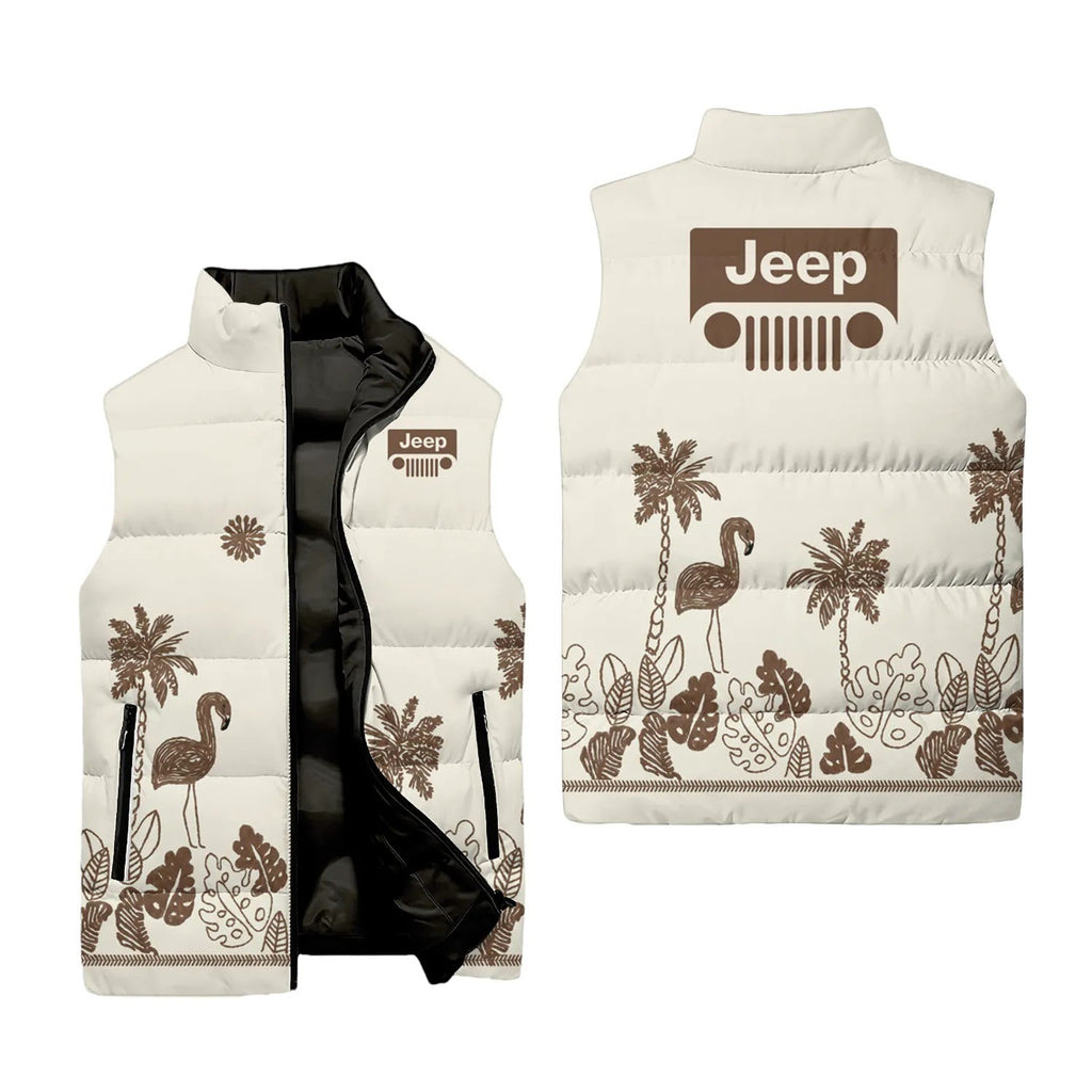 Jeep Sleeveless Puffer Jacket SHW044