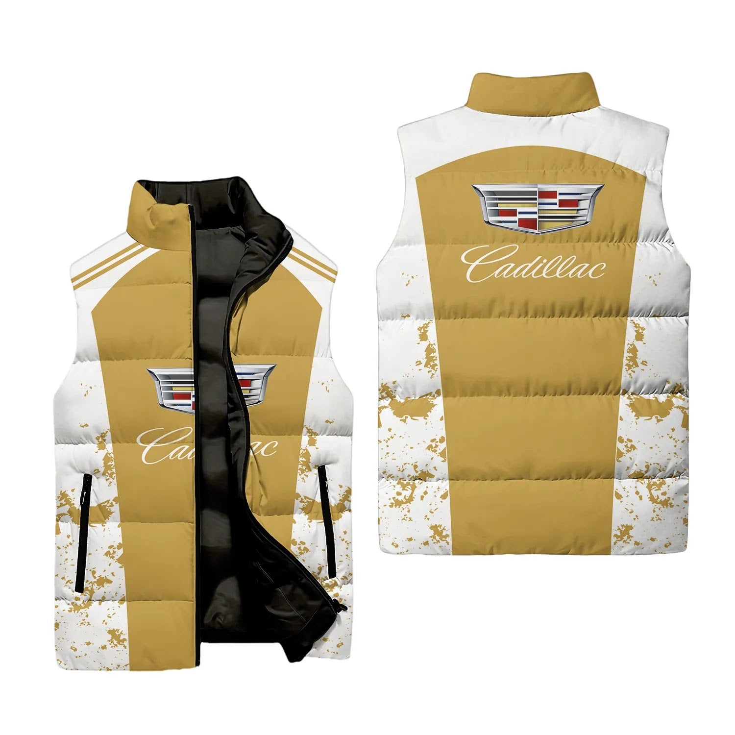 Cadillac Sleeveless Puffer Jacket SC089