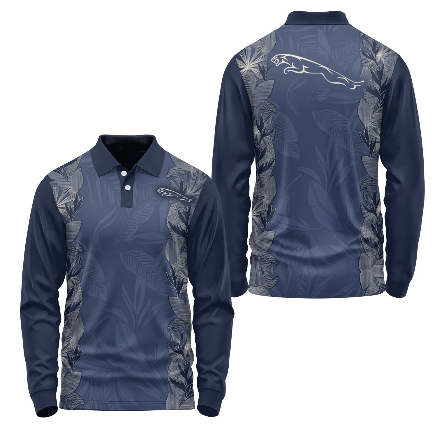 Jaguar Long Sleeve Polo SHW045
