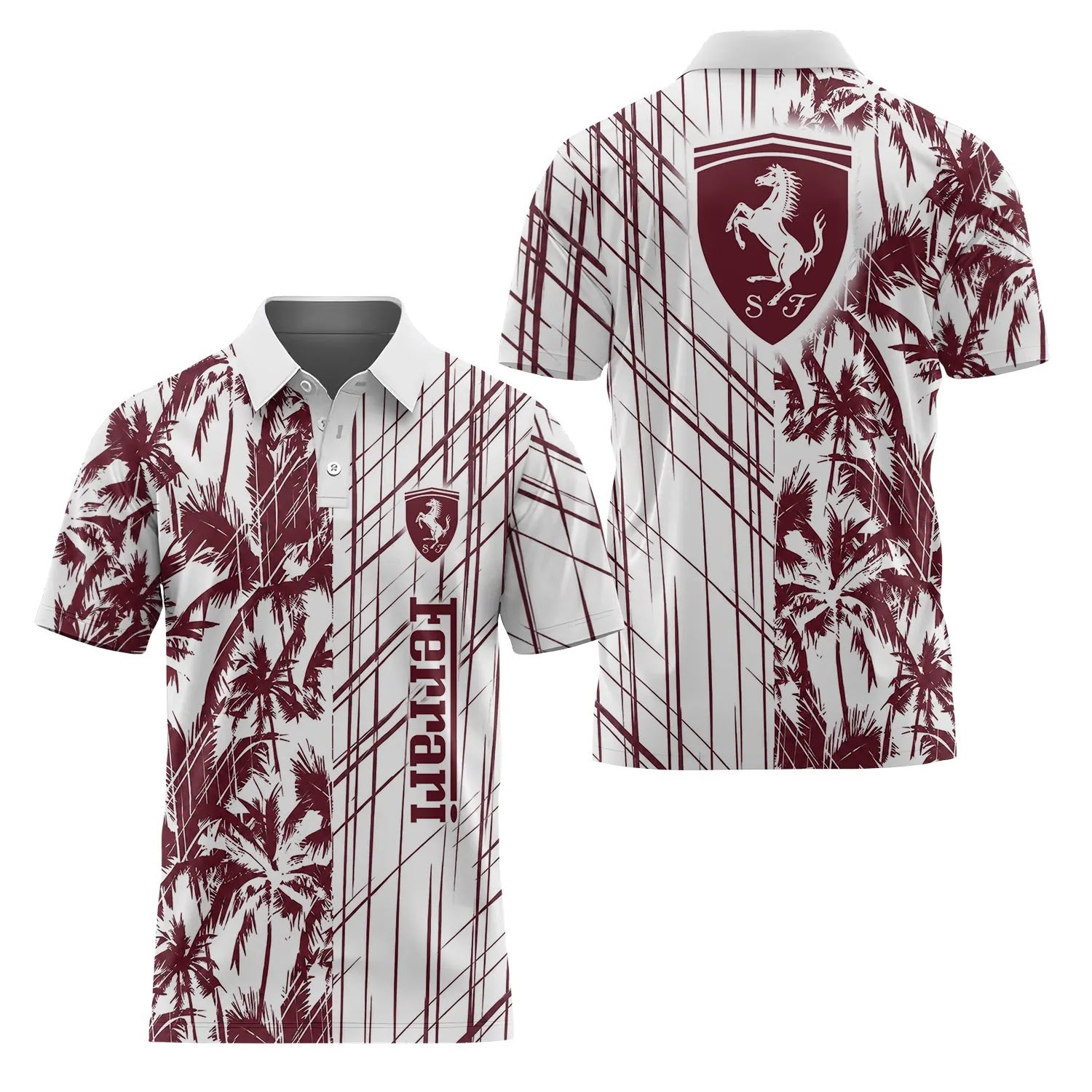 Ferrari Short Sleeve Polo SHW041