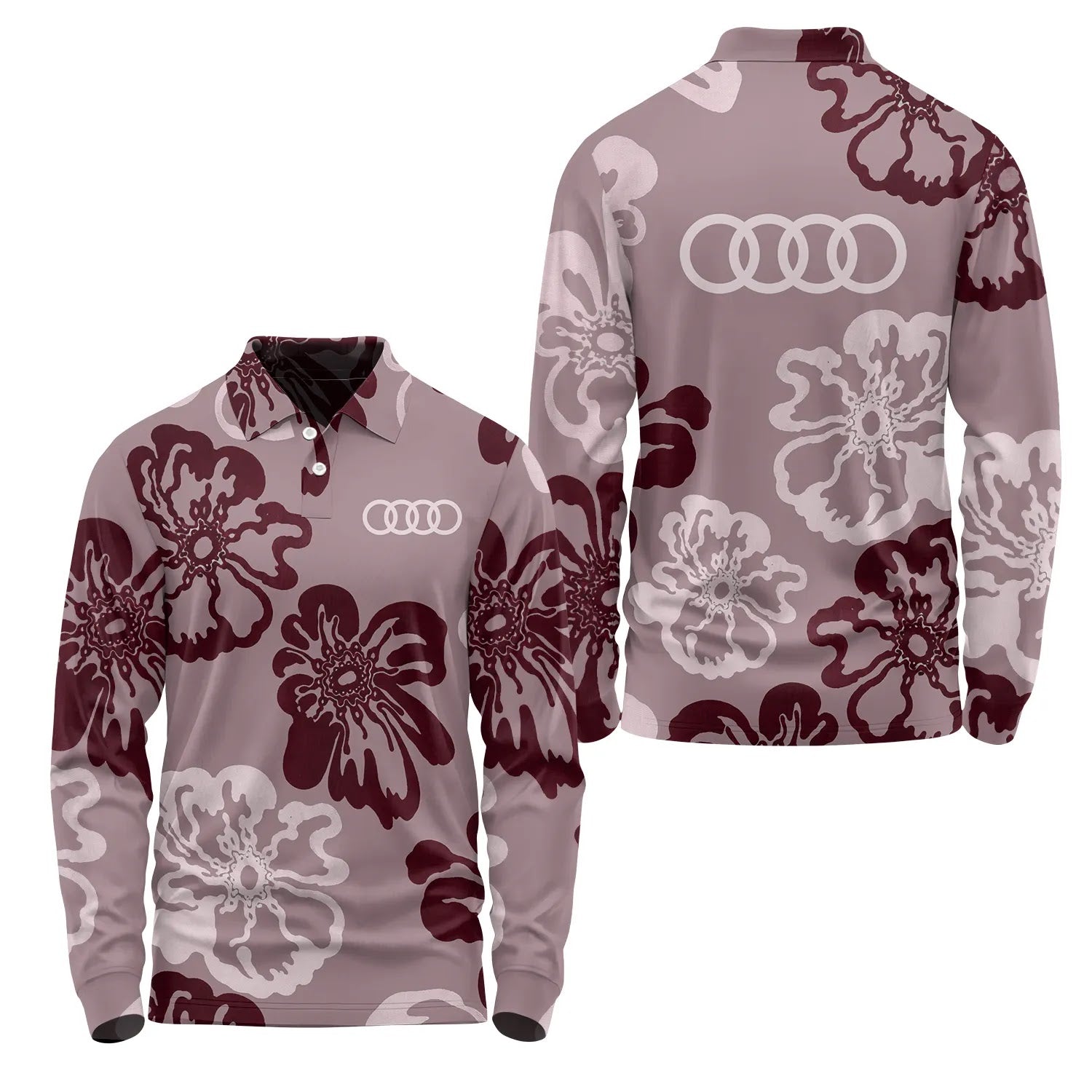 Audi Long Sleeve Polo SHW073