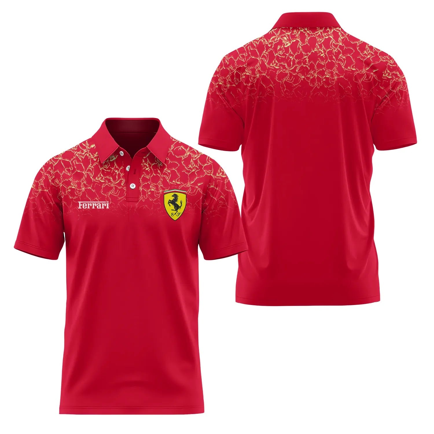 Ferrari Short Sleeve Polo SC108