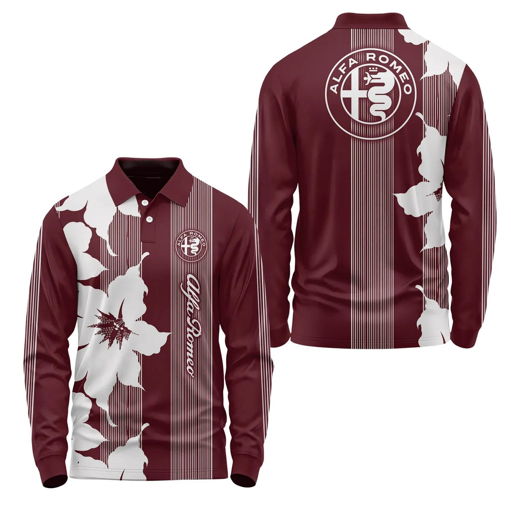 Alfa Romeo Long Sleeve Polo SHW039