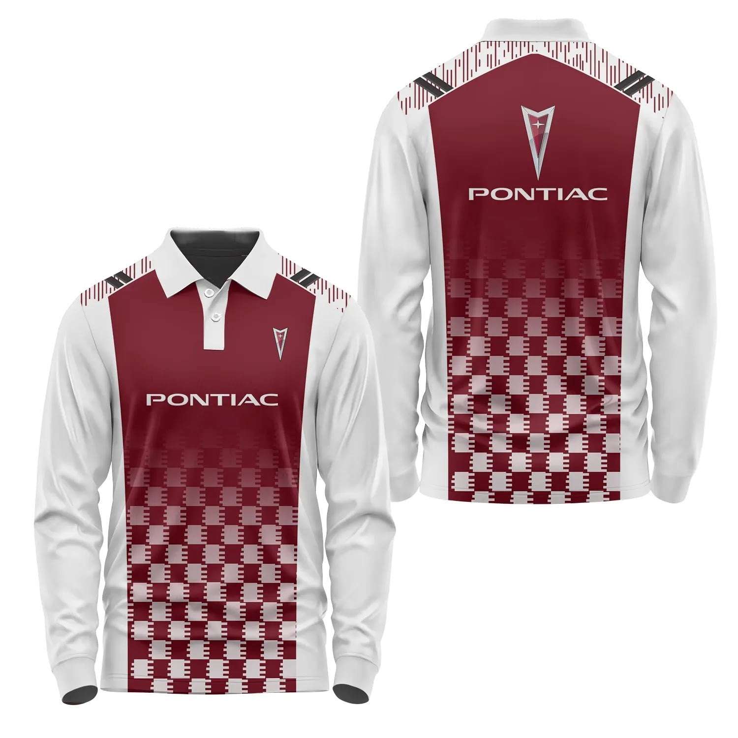 Pontiac Long Sleeve Polo SC063