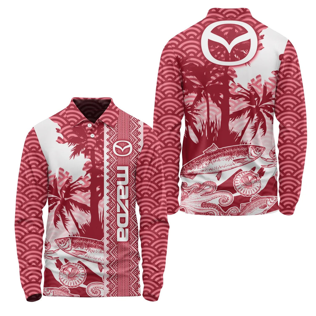 Mazda Long Sleeve Polo SHW038