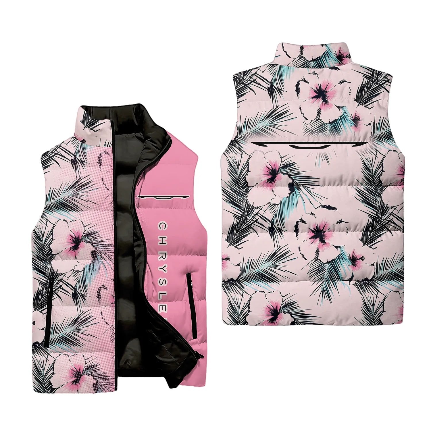 Chrysler Sleeveless Puffer Jacket SHW056