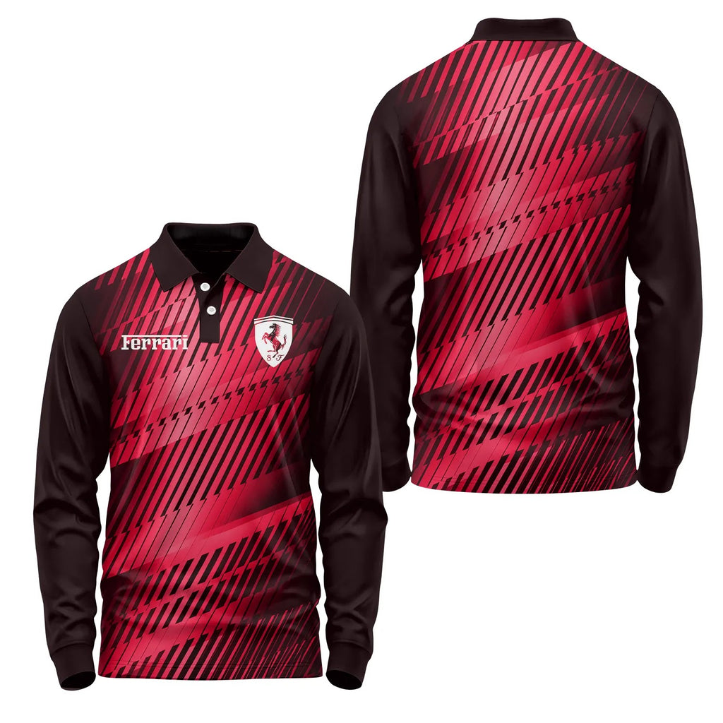 Ferrari Long Sleeve Polo SC118