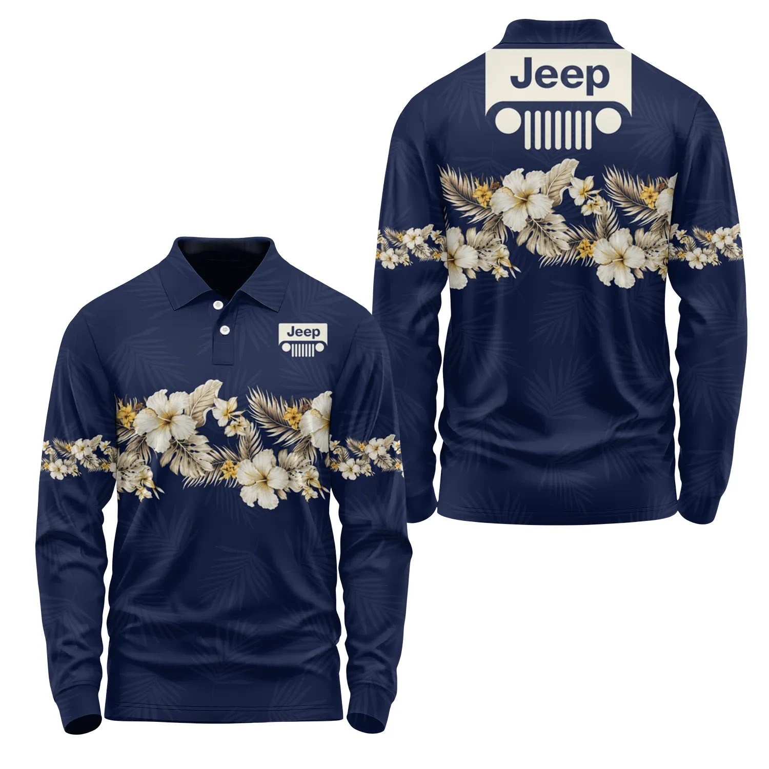 Jeep Long Sleeve Polo SHW047