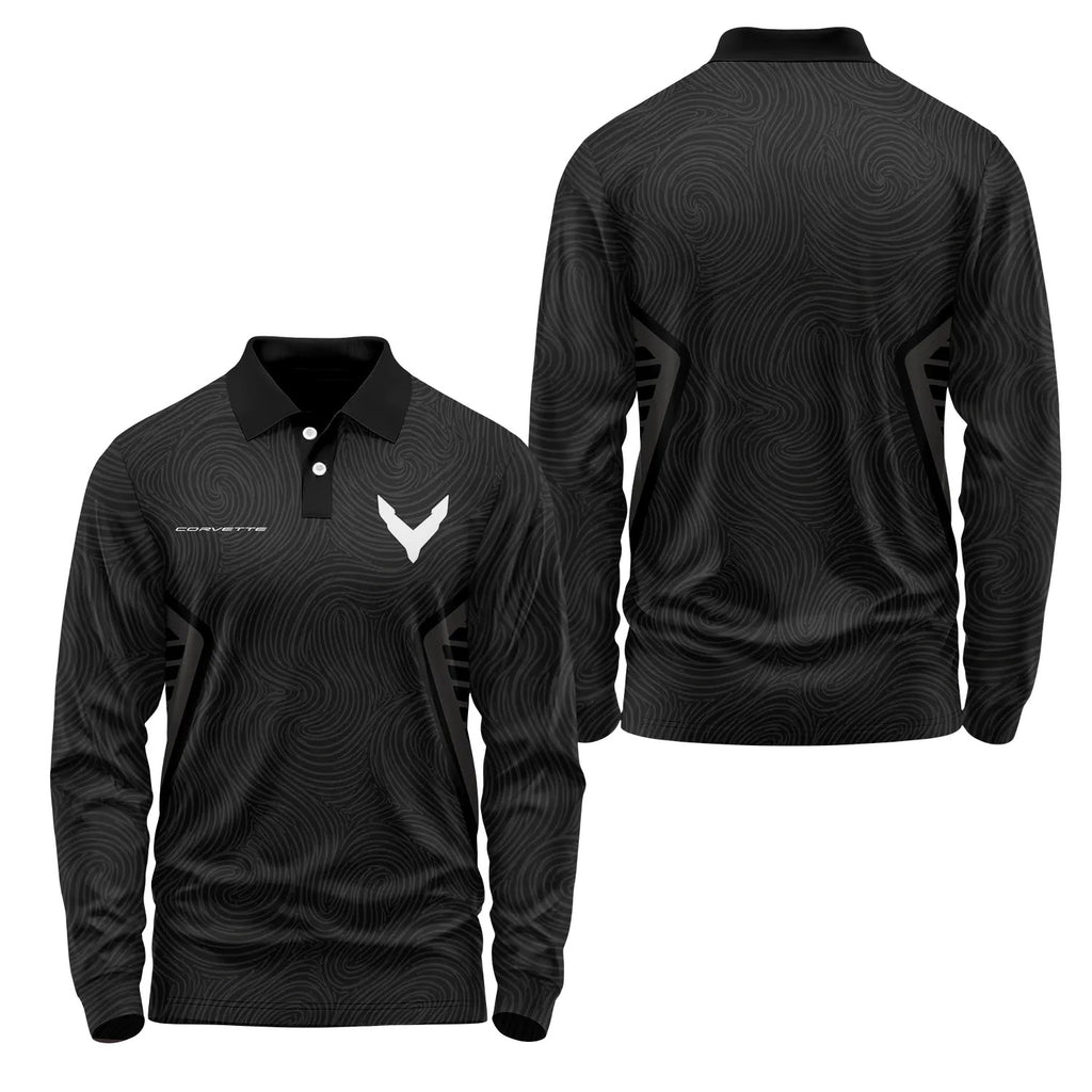 Corvette Long Sleeve Polo SC102