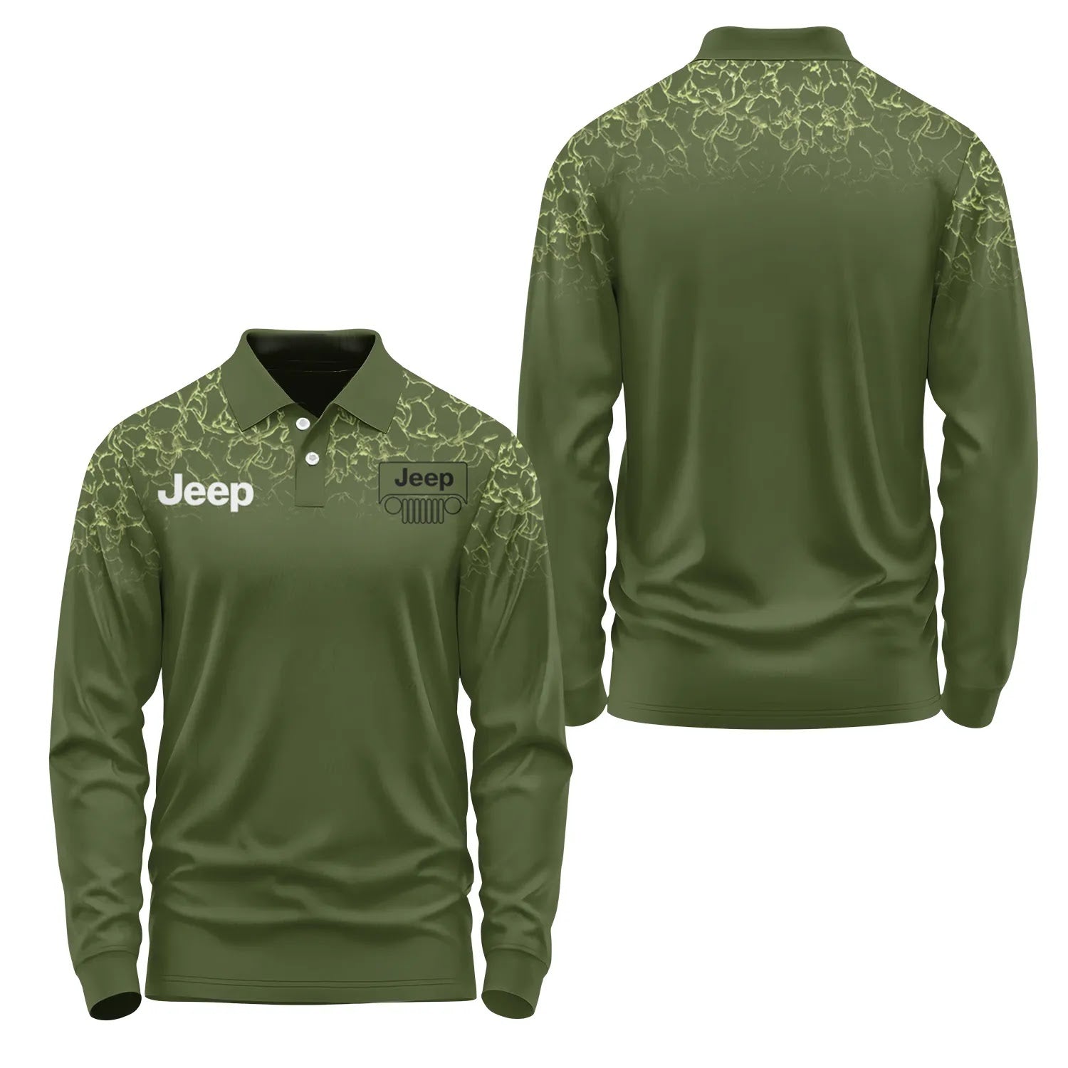 Jeep Long Sleeve Polo SC108