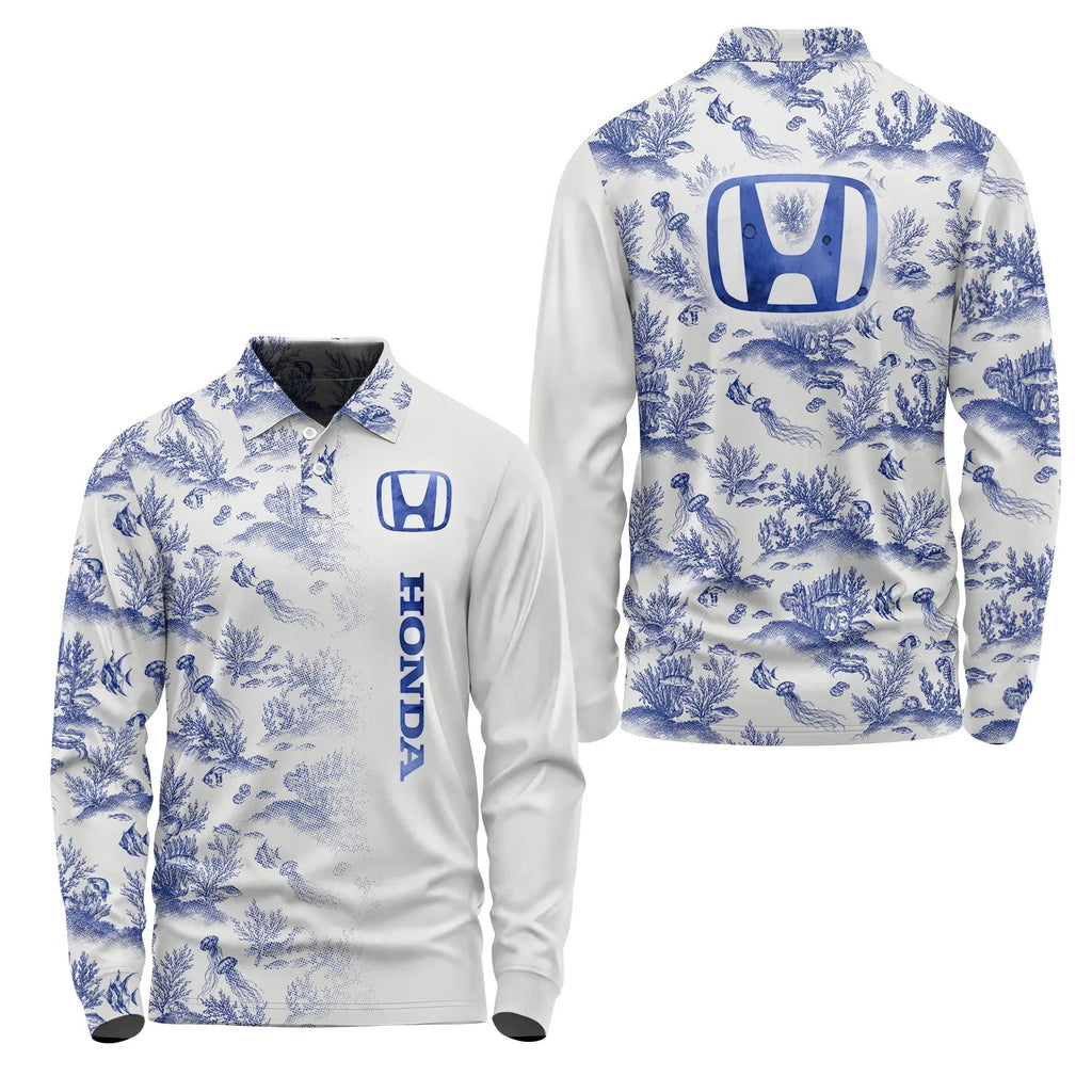 Honda Long Sleeve Polo SHW009