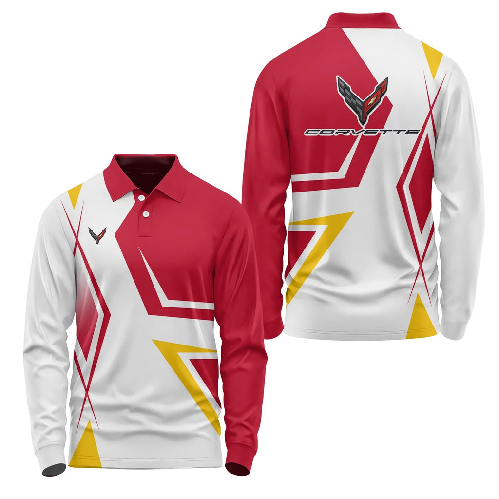 Corvette Long Sleeve Polo SC080
