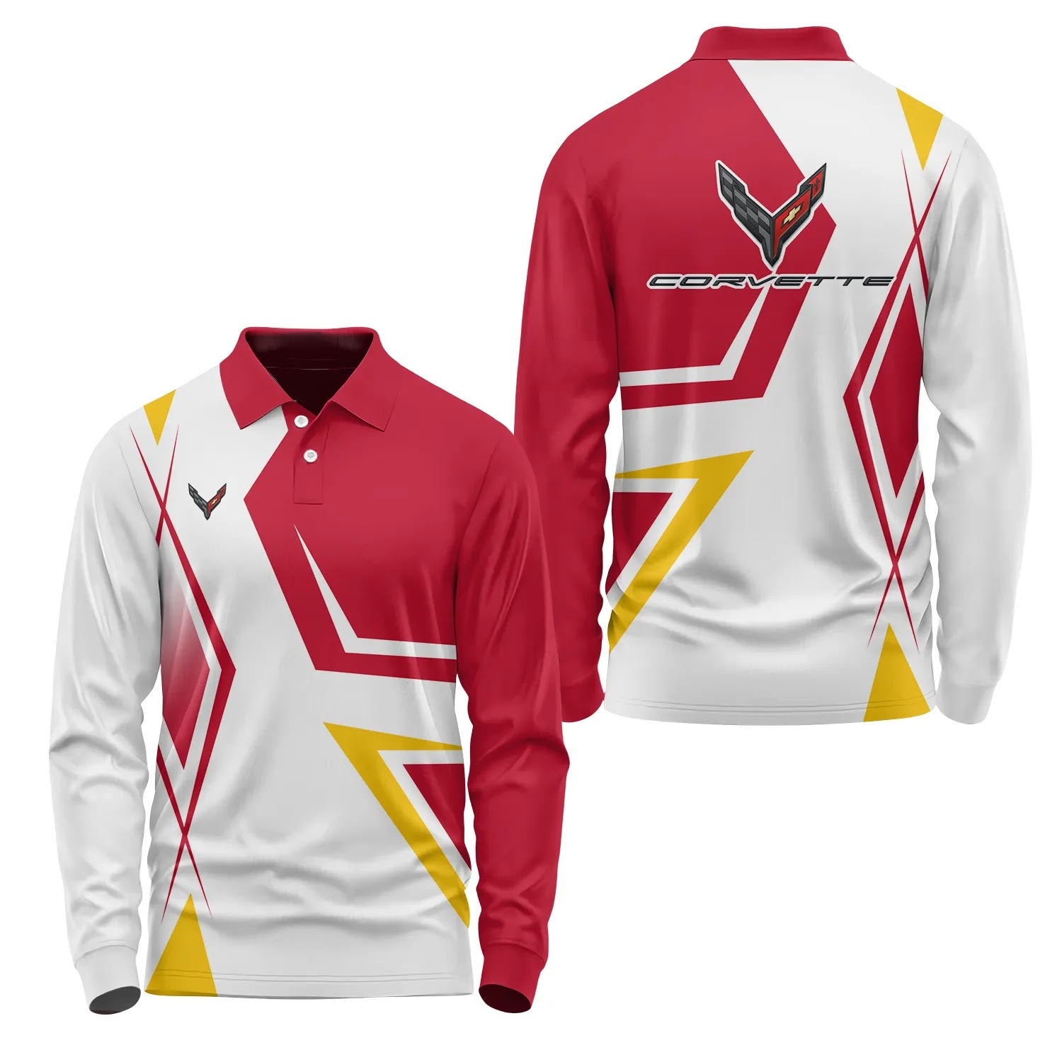 Corvette Long Sleeve Polo SC080