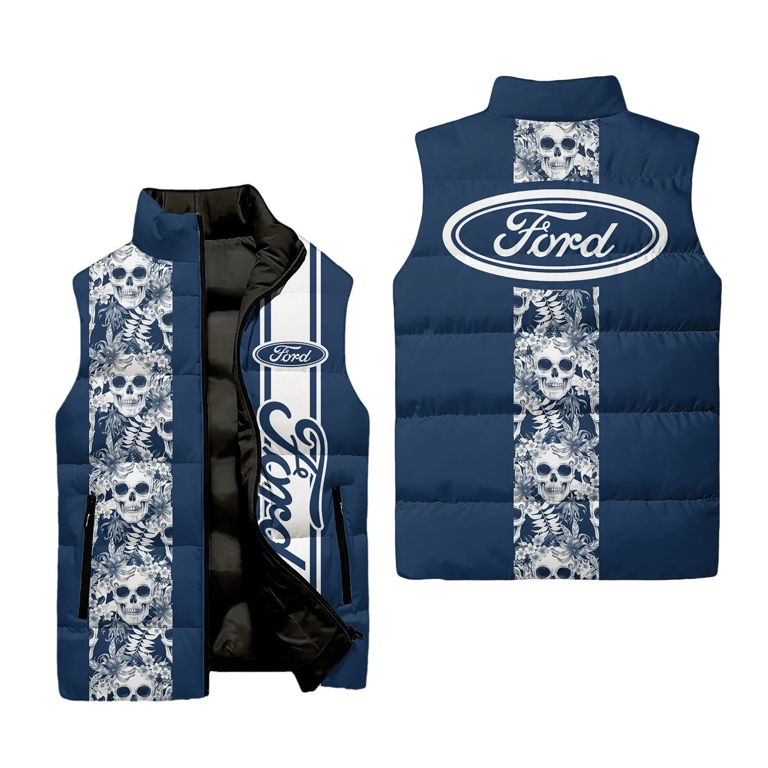 Ford Sleeveless Puffer Jacket SHW042