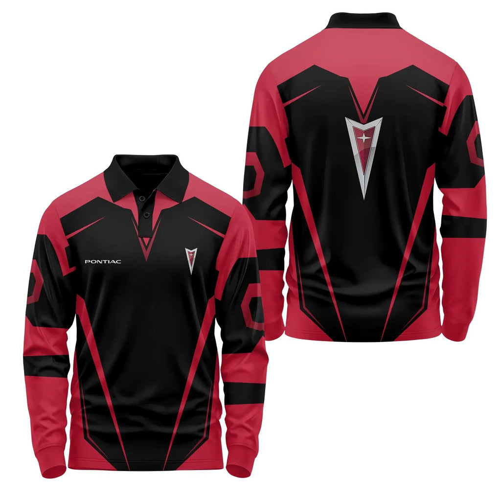 Pontiac Long Sleeve Polo SC053