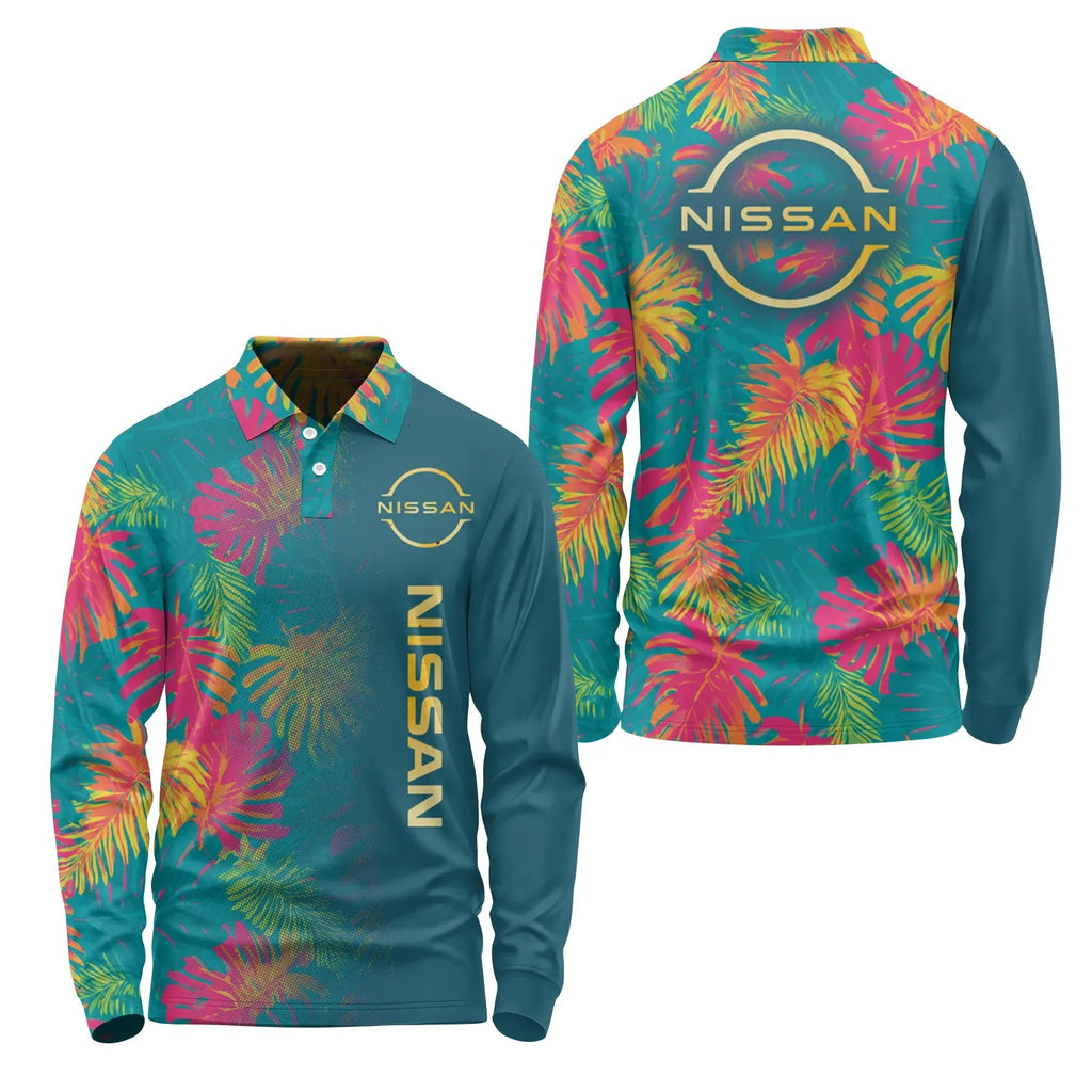 Nissan Long Sleeve Polo SHW059