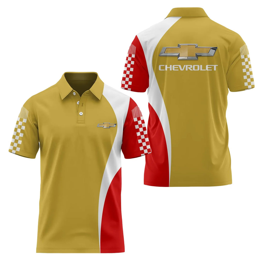 Chevrolet Short Sleeve Polo SC073