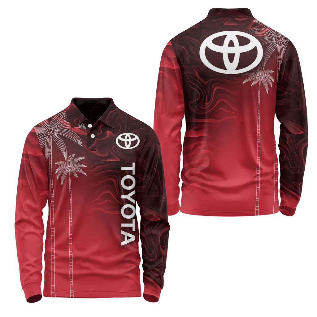 Toyota Long Sleeve Polo SHW070