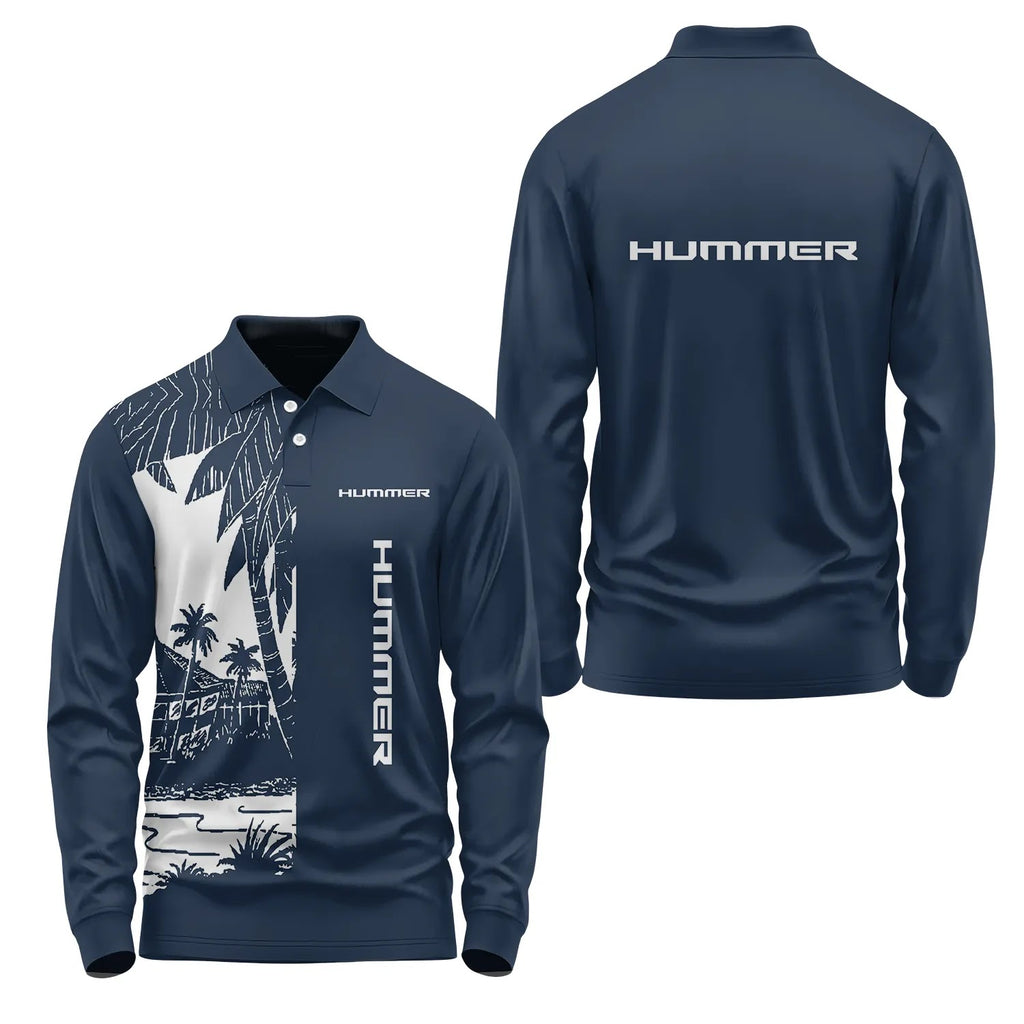 Hummer Long Sleeve Polo SHW031