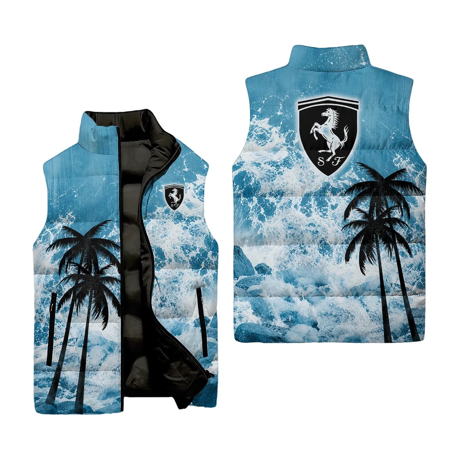 Ferrari Sleeveless Puffer Jacket SHW052