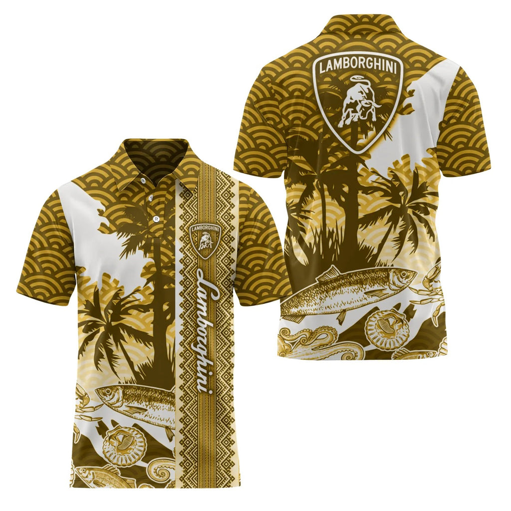 Lamborghini Short Sleeve Polo SHW038