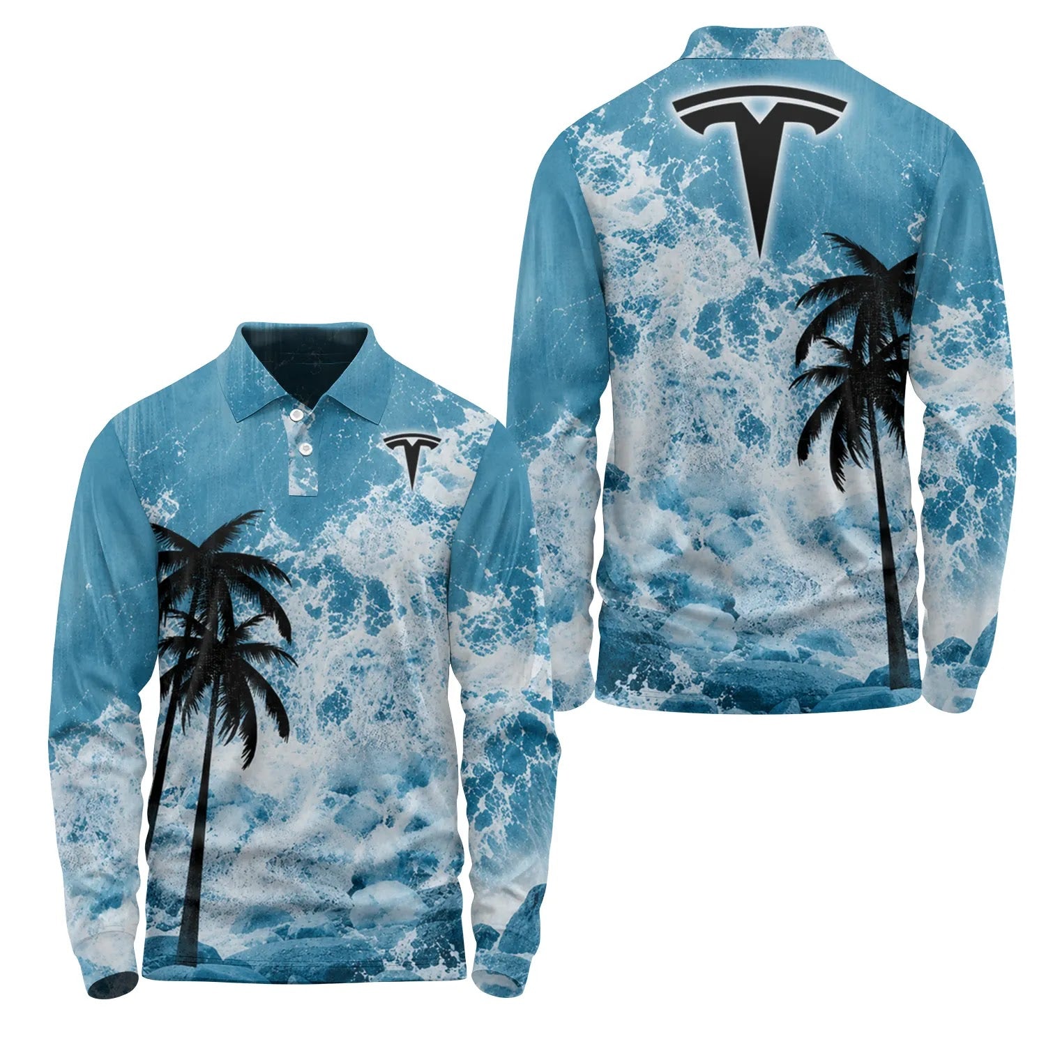 Tesla Long Sleeve Polo SHW052