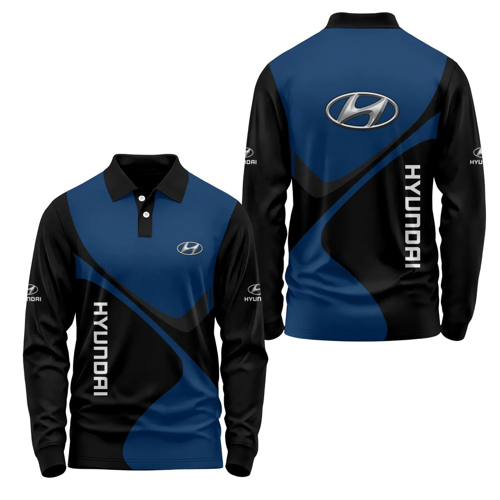 Hyundai Long Sleeve Polo SC058
