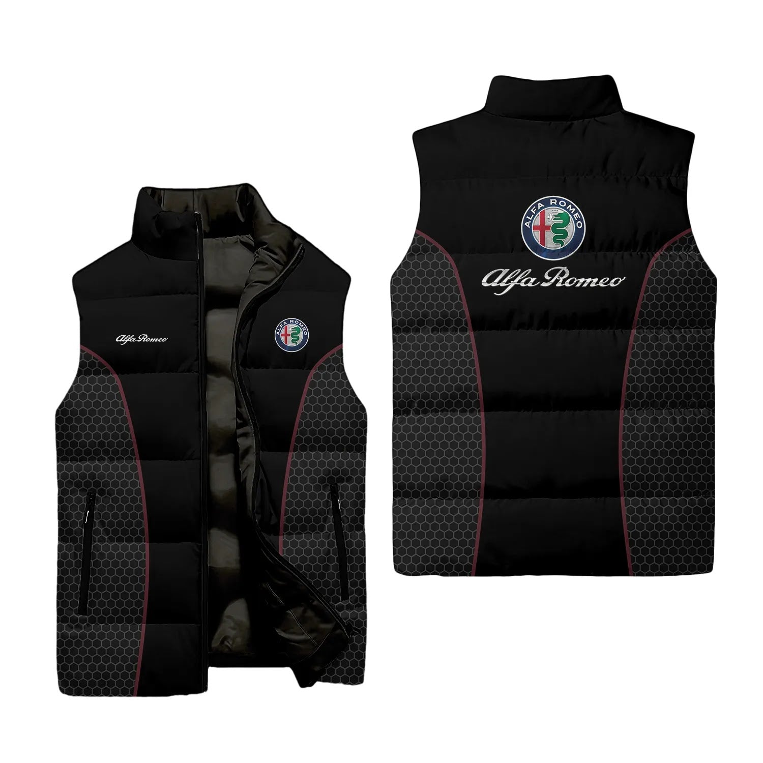Alfa Romeo Sleeveless Puffer Jacket SC072