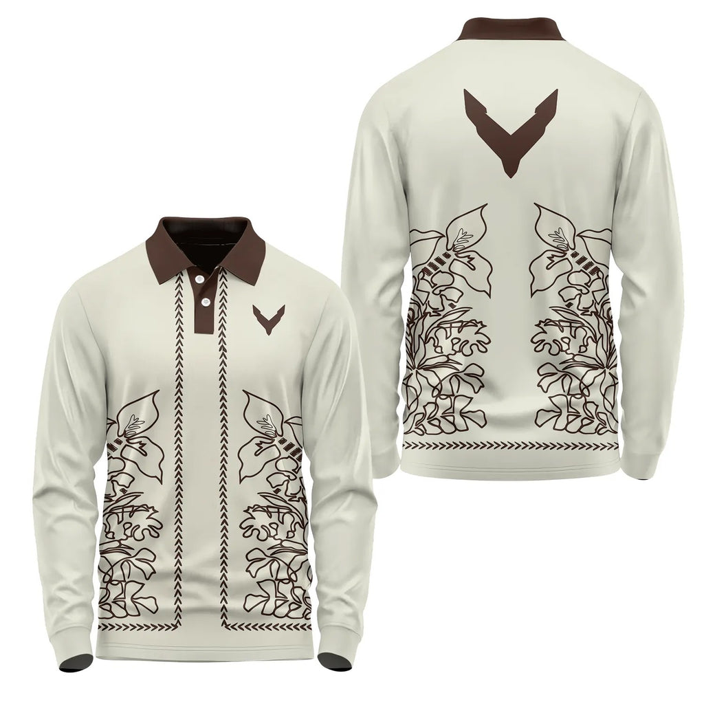 Corvette Long Sleeve Polo SHW064
