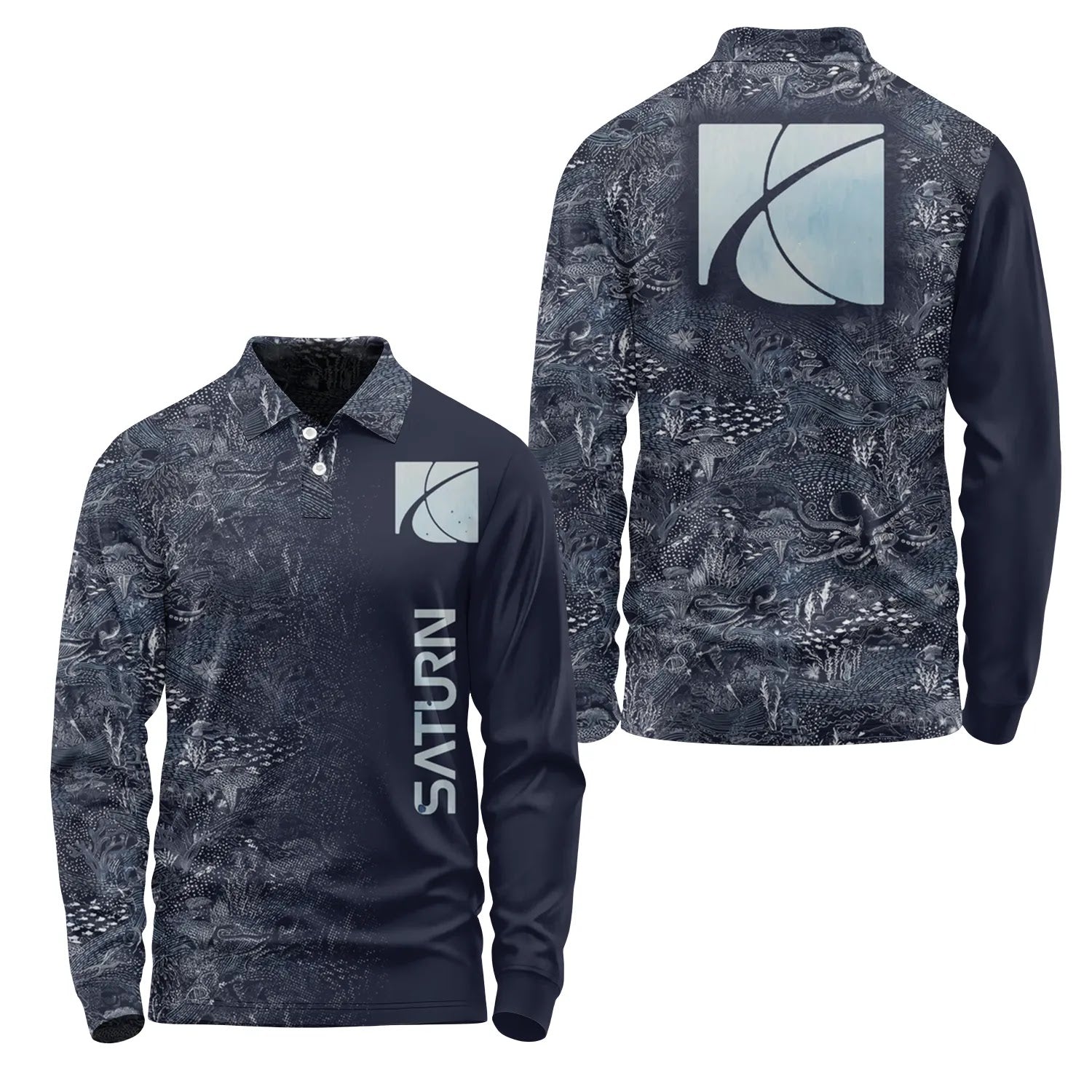 Saturn Long Sleeve Polo SHW006