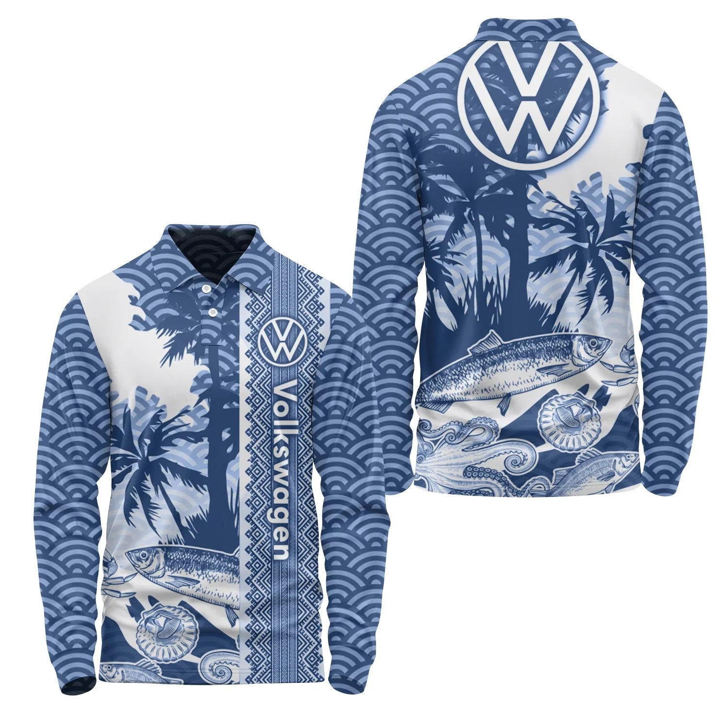 Volkswagen Long Sleeve Polo SHW038