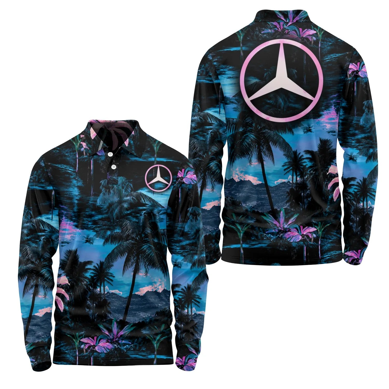 Mercedes-Benz Long Sleeve Polo SHW002