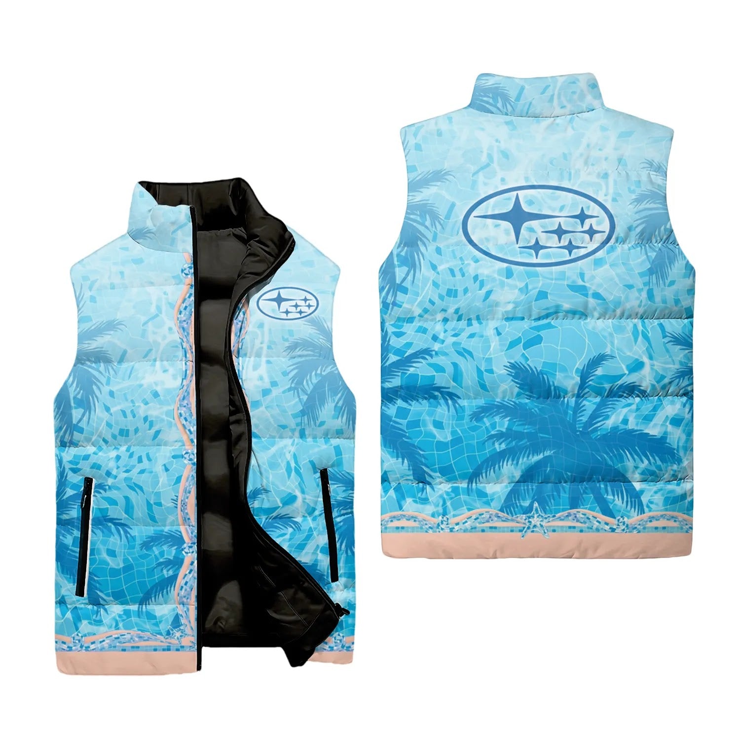 Subaru Sleeveless Puffer Jacket SHW026