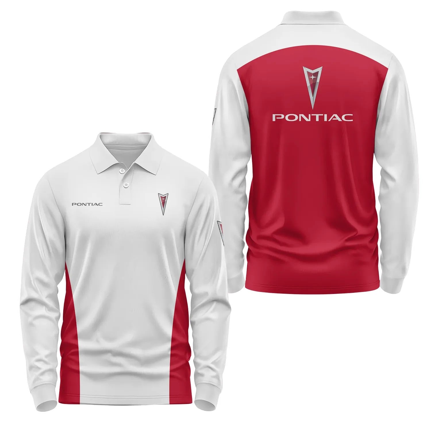 Pontiac Long Sleeve Polo SC044